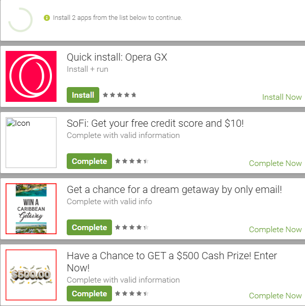 Offer Example